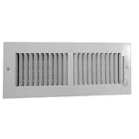 Imperial RG0289 Multi-Shutter Register, 5-1/4 in L, 11-1/4 in W, Steel, White