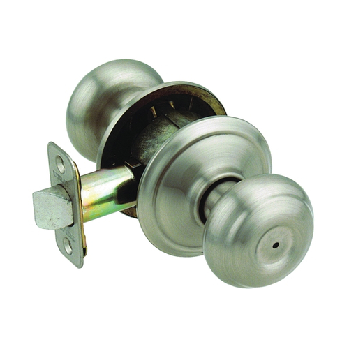 Schlage F Series F40V GEO 620 Privacy Lever, Pushbutton Lock, Antique Pewter, Reversible Hand, AAA