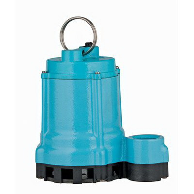 Little Giant 9EN Series 509207 Sump Pump, 9/17 A, 115 V, 0.4 hp, 1-1/2 in Outlet, 80 gpm