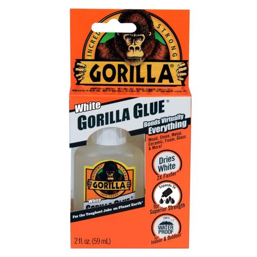 Gorilla 5201205 Glue, Clear Yellow, 2 oz Bottle