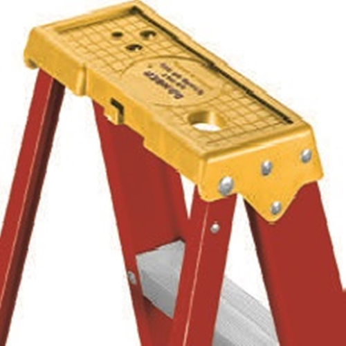 Louisville L-3016-00 Series L-3016-04 Step Ladder, 4 ft H, Type IA Duty Rating, Fiberglass, 300 lb