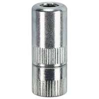 Lumax LX-1401 Silver 1/8" NPT Grease Coupler with Hex
