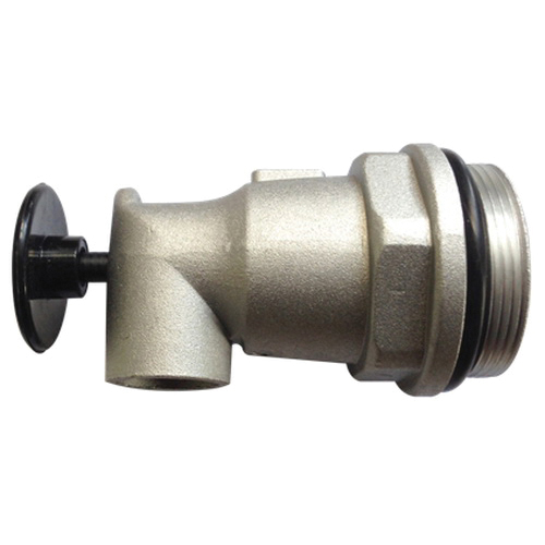 LUMAX LX-1728 Self-Closing Drum Faucet, 2 in Connection, NPT, 5 gpm, Aluminum Body