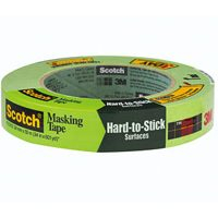 3M Scotch Masking Tape for Hard to Stick Surfaces, 1-Inch x 60-Yard, Green