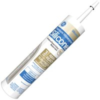 GE Silicone II GE5030 Window and Door Caulk, Black, -55 to 400 deg F, 10.1 oz Cartridge