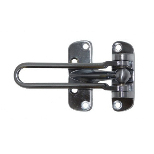 Don-Jo 1603-626 Door Flip Guard, 2-1/2 in W, Aluminum, Satin Chrome