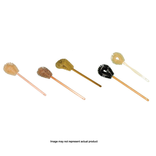 MAGNOLIA BRUSH 155-WC Toilet Bowl Brush, Polyester Bristle, Black/White Bristle, 14 in OAL