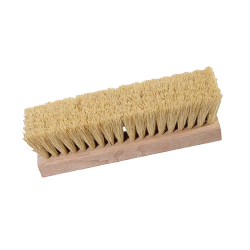 MAGNOLIA BRUSH 209 Deck Brush, 1-5/8 in L Trim, Tampico Fiber Bristle, White Bristle
