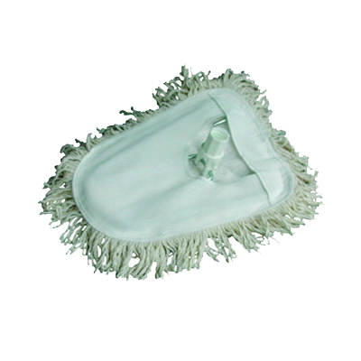 MAGNOLIA BRUSH 5100 Wedge Mop, Cotton, White