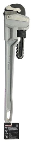 Vulcan JL40141 Pipe Wrench, 50 mm Jaw, 18 in L, Serrated Jaw, Aluminum
