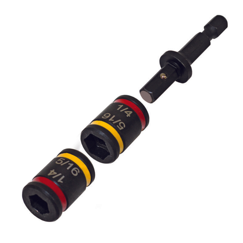 Malco C-RHEX MSHC Reversible Magnetic Driver, 1/4, 5/16 in Drive, Hex Drive, 2 in L, Hex Shank