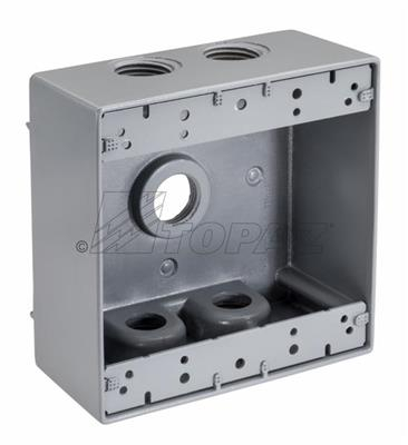 ELECTRICAL BOX W/P 2G 5-1/2 HOLE
