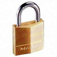 Master Lock Hardened Steel No. 140 Solid Brass Padlocks (Master