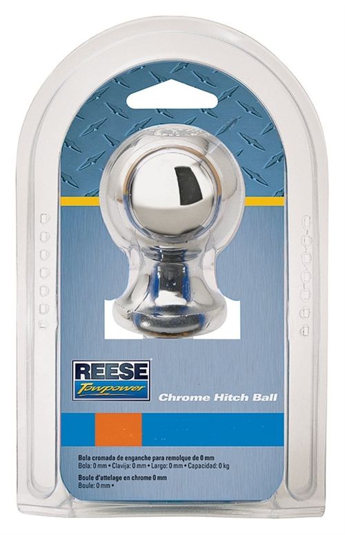REESE TOWPOWER 74020 Hitch Ball, 2 in Dia Ball, 3/4 in Dia Shank, 3500 lb Gross Towing, Steel