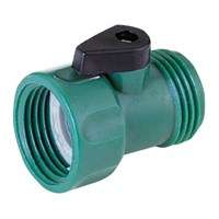 Landscapers Select GC5143L Hose Shut-Off Valve, 3/4 in, Female, 1 -Port/Way, Plastic Body, Yellow