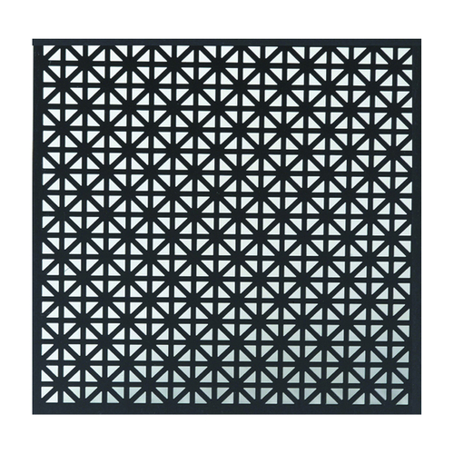 M-D 57208 Decorative Metal Sheet, 36 in W, 36 in L, Union Jack Tread, Aluminum, Mill