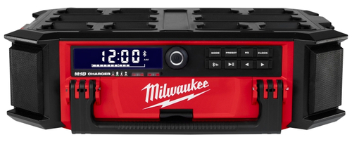 Milwaukee M18 PACKOUT 2950-20 Jobsite Charger Radio, Tool Only, 18 V, 5 Ah, Bluetooth 4.2