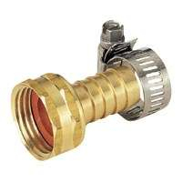 LANDSCAPERS SELECT GB958F3L Garden Hose Female Coupling, 5/8 - 3/4 Inch, Brass