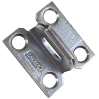 National Hardware Staffa Per Lucchetto (Hasp) 2,5x20,3 Cm – Piastra In Acciaio Zincato, Garanzia A Vita