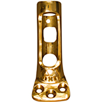 National V1907 1" Flag Pole Bracket in Solid Brass
