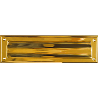 National V1911 2" X 11" Mail Slot in Solid Brass