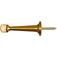 National V1931 3" Rigid Door Stops - Solid Brass in Solid Brass