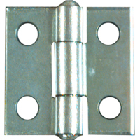 National MPB518 1" Zinc Plated Non-Removable Pin Hinge