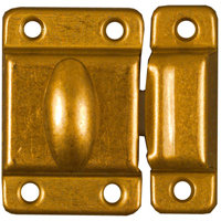 National V699 1-1/4" x 1-3/4" Cupboard Turns in Brass