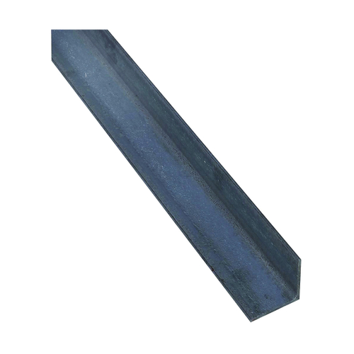 National 4060BC Series N301-515 Solid Angle, 2 in L Leg, 36 in L, 1/8 in Thick, Steel, Plain