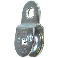 National 3213BC 1-1/2" Zinc Plated Fixed Single Pulley