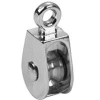National 3213BC 2" Zinc Plated Fixed Single Pulley