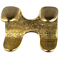National 3235BC 7/16" - 1/2" Rope Clamp in Solid Brass