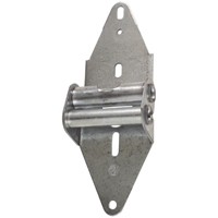 National V7609 7-3/8" High Hinge #2 W/Carriage Bolt and Nuts in Galvanized