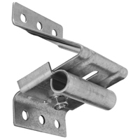 National V7628 2-1/2" Wide Adjustable Top Roller Brackets w/Bolts and Nuts in Galvanized