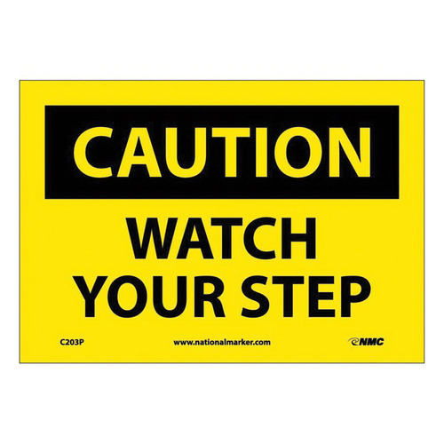SIGN adh 7x10 C WATCH YOUR STEP