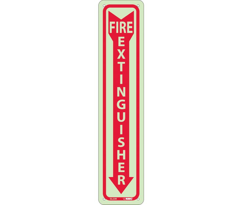SIGN adh 4x18 FIRE EXTINGUISHER