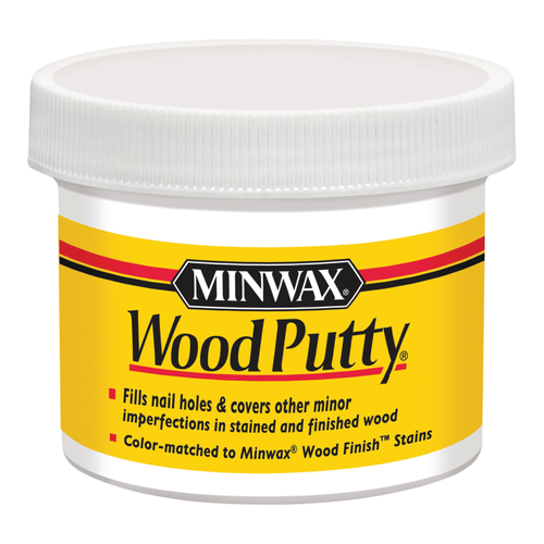Minwax 13616000 Wood Putty, Liquid, White, 3.75 oz Jar