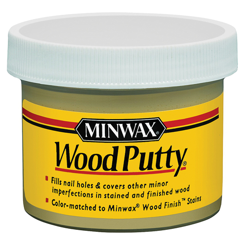 Minwax 13619000 Wood Putty, Liquid, Pickled Oak, 3.75 oz Jar