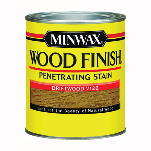 Minwax Wood Finish 70011444 Wood Stain, Driftwood, Liquid, 1 qt, Can