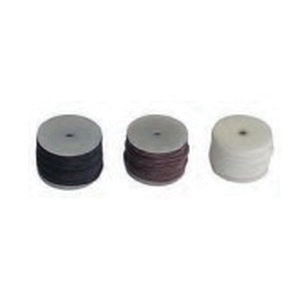 CS OSBORNE 413R B Waxed Thread, 0.01 in Dia, 37-1/2 in L, Polyester, Black