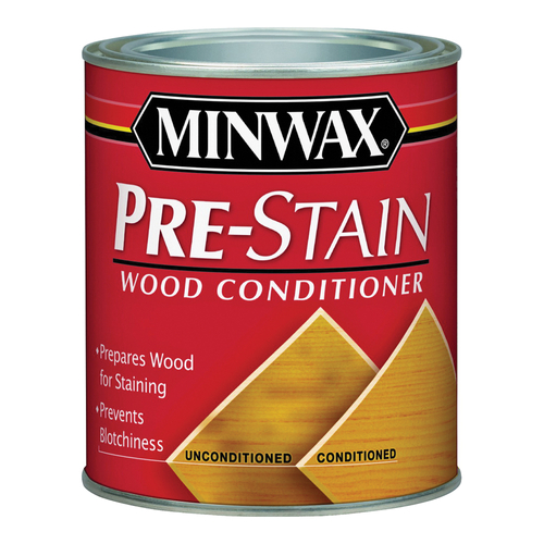 Minwax 11500000 Pre-Stain Wood Conditioner, Clear, Liquid, 1 gal, Can