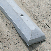 Mini Concrete Parking Bumper 71" x 3.75" x 6", 104 lbs