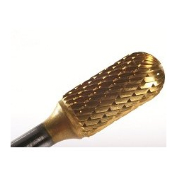 Champion SC SC1 Burr, 1/4 in Dia Cutter, 1/4 in Dia Shank, Straight Shank, Tungsten Carbide, Titaniu