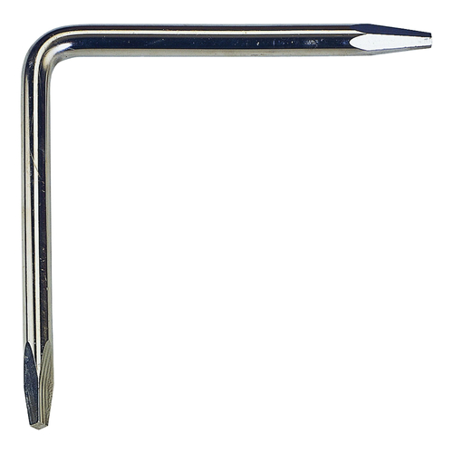 ProSource PMB-503-3L Wrench, 3/16 in Head, 6 in L, Steel, Nickel Plated