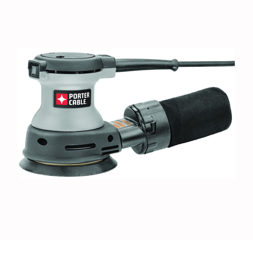 Porter-Cable 382 Random Orbit Sander, 1.9 A, 5 in Pad/Disc, Hook and Loop Pad/Disc, Includes: Sander