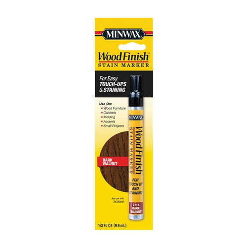 Minwax Wood Finish 63487000 Stain Marker, Dark Walnut, Liquid, 0.33 oz