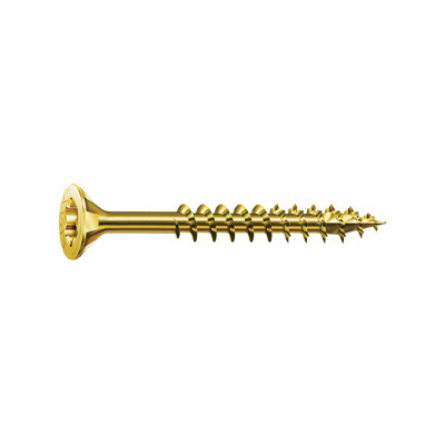 SPAX 4191020500904 Construction Screw, #10 Thread, 3-1/2 in L, Partial Thread, Flat Head, T-Star Plu