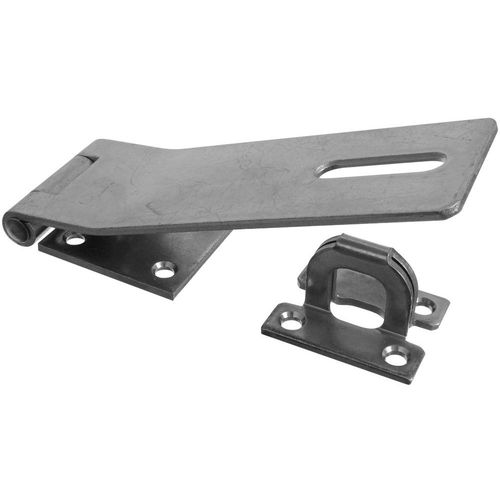 National Hardware V30 Series N102-517 Safety Hasp, 7 in L, 2-1/2 in W, Steel, Zinc