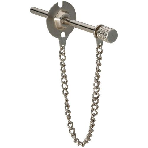 National Hardware V813 Series N183-640 Patio Door Security Pin, Steel, Nickel