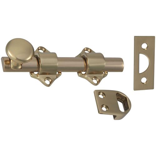 National Hardware V1923 Series N198-028 Dutch Door Bolt, Solid Brass